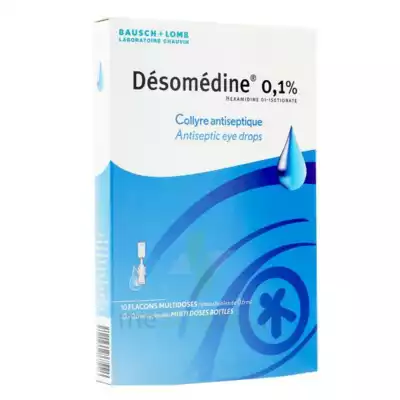 Desomedine 0,1 % Collyre Sol 10fl/0,6ml à Saint-Mandrier-sur-Mer