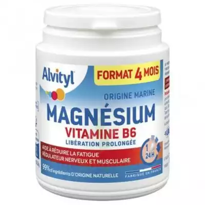 Alvityl Magnésium Vitamine B6 Libération Prolongée Comprimés Lp Pot/120 à Saint-Mandrier-sur-Mer