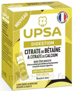 Upsa Citrate De Bétaïne & Citrate De Calcium Poudre 10 Sachets à Saint-Mandrier-sur-Mer
