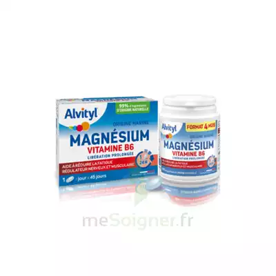 Alvityl Magnésium Vitamine B6 Libération Prolongée Comprimés Lp B/45 à Saint-Mandrier-sur-Mer